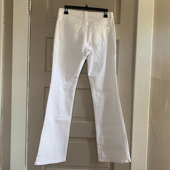 White Bootcut Jeans - Picture 9 of 11